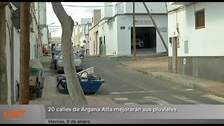 20 calles de Argana Alta mejorar&aacute;n sus pluviales