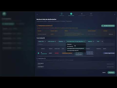 Tutorial: envío de campañas masivas