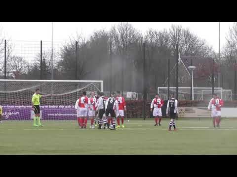 3 maart 2019 UVV 1 - VVZA 1 com 6-2 Doelpunt VVZA (1-2)