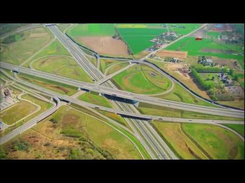 Węzeł autostrad na granicy Gliwic