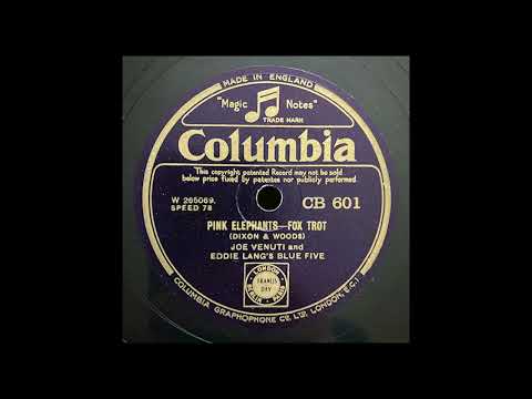 "Pink Elephants" - Joe Venuti and Eddie Lang's Blue Five (1933)