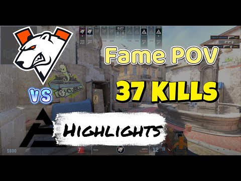 Fame POV 💥| Virtus.pro vs SAW in IEM Katowice 2025 Stage 1! CS2 DUST2 & INFERNO HIGHLIGHTS