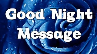 Good Night Message - Sweet Dreams wishes