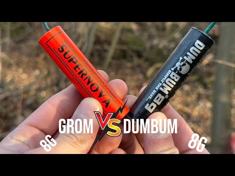 Test Petardi #57 DumBum 8G VS Grom 8G
