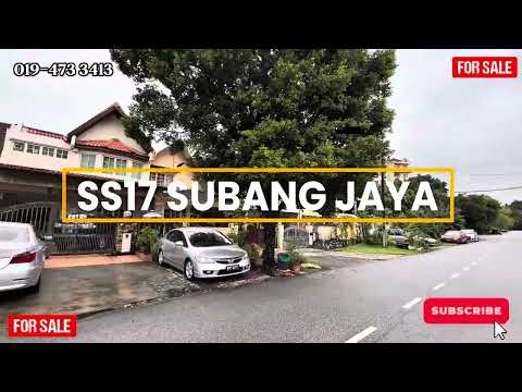 【SS17 SUBANG JAYA】 FOR SALE 24’x 75’ Double Storeys Landed | 4R3B Only RM 1.17Mil