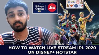 HOW TO WATCH LIVE-STREAM IPL 2020 ON DISNEY+ HOTSTAR | ENGLISH | TECHBYTES