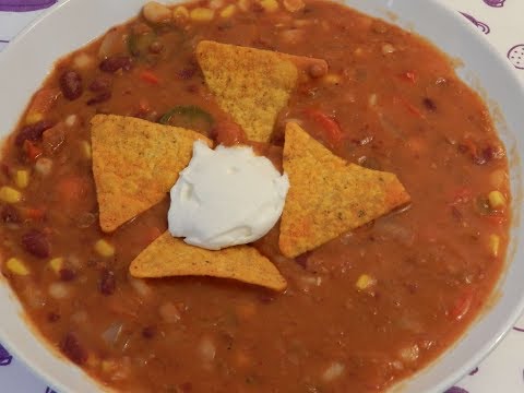 Tortilla Suppe in 60 Sekunden