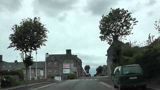 preview picture of video 'Driving Rue Édouard Prigent, Rue Jean Moulin & Rue Jean Baptiste le Corre, Plounévez-Moëdec'