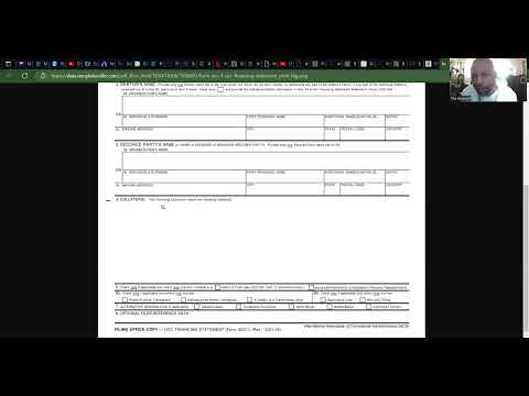 How to properly do a UCC1 Financing Statement: Step by Step Inst. for the "Strawman" Commercial Lien
