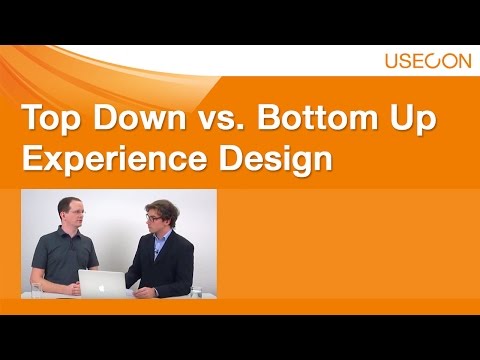 USECON Experience Webinar:  Top Down vs. Bottom Up Experience Design