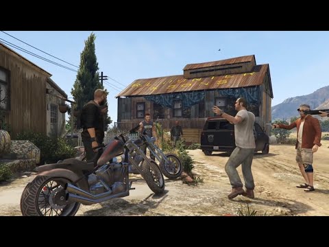 MISI GTA 5 || MISSION #12 Munculnya Trevor Dan Perang Melawan Geng Motor