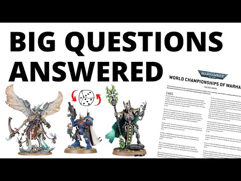 This BIG 40K Rules Update Answers some Key Questions - World Championships FAQ Document Reviewed...