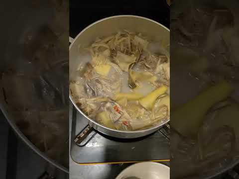 Banana flower, Chicken soup