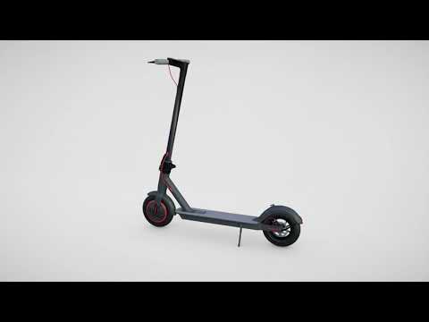 The Electric Scooter AERIUM AOVO PRO - 360 rotation