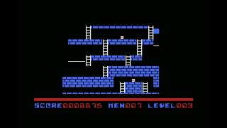 Lode Runner MSX Gameplay - Brøderbund's Classic Retro Gold Grabber