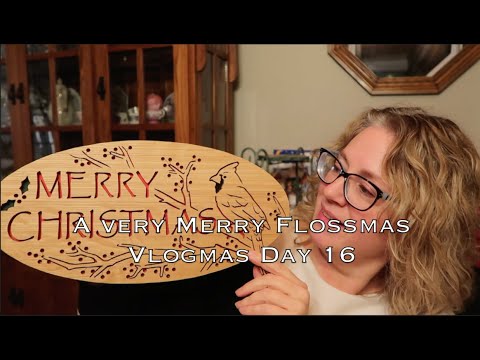 Off the Grid Needlearts Makes - A Very Merry Flossmas Vlogmas 2025 - Day 16