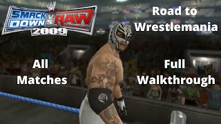 Download lagu WWE Smackdown vs Raw 2009 - Rey Mysterio Road to Wrestlemania (Full Walkthrough) mp3