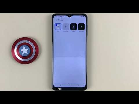 How to change the light/dark keyboard theme on Samsung A12 Android 11