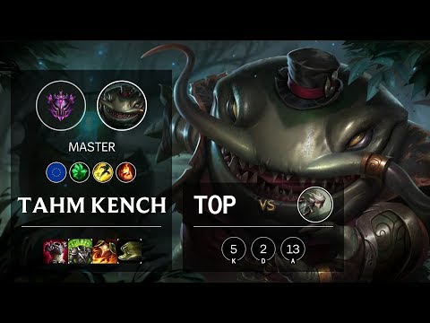 Tahm Kench Top vs Camille - EUW Master Patch 10.8