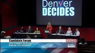 Denver Decides 2019 _ Candidate Forum At-Large
