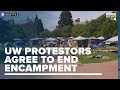 UW, pro-Palestinian protesters reach agreement to take down encampment in the Quad