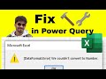 Fix Dataformat Error We Couldn T Convert To Number In Power Query Power BI Tricks