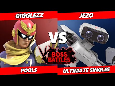 Boss Battles: Phase 1 - Gigglezz (Captain Falcon) Vs. Jezo (ROB) SSBU Ultimate Tournament