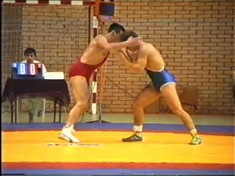 68 kg. Djordje Stojcic (YUG) vs Hasan Cakiroglu (TUR), Balkan Yunior Champ. 1991 Radovish-MKD