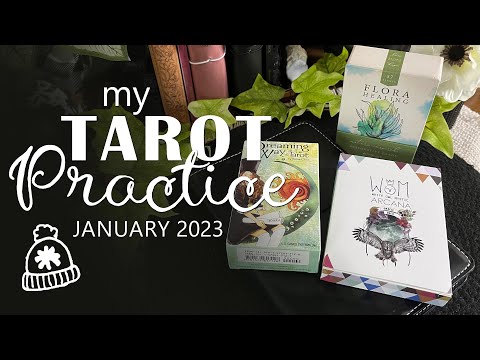 My Tarot Practice in January | Deck Reviews (2023)
