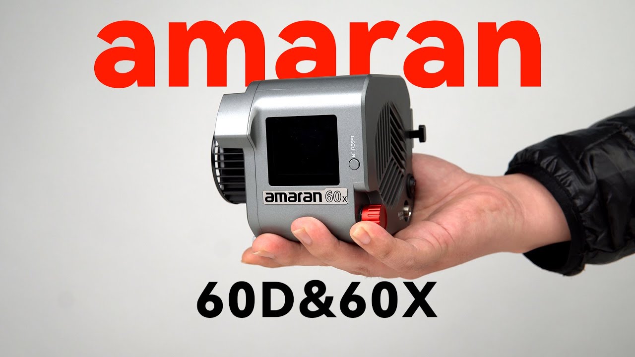 兼容性超高的拍攝LED燈，amaran60X和60D全面體驗