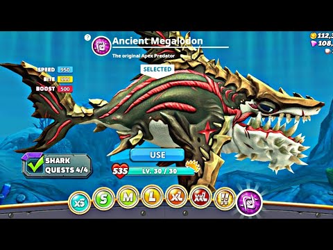 Hungary Shark World - Ancient Megalodon Biggest Skin Gameplay #1