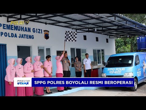 POLRES BOYOLALI LUNCURKAN SPPG SIAP LAYANI RIBUAN PENERIMA MANFAAT