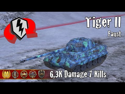 Tiger II  |  6,3K Damage 7 Kills  |  WoT Blitz Replays