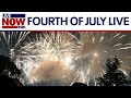 LIVE FIREWORKS July 4th Celebrations Nationwide