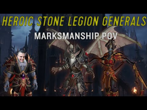 Echo Gingi, Castle Nathria Heroic Stone Legion Generals - Marksmanship Hunter PoV