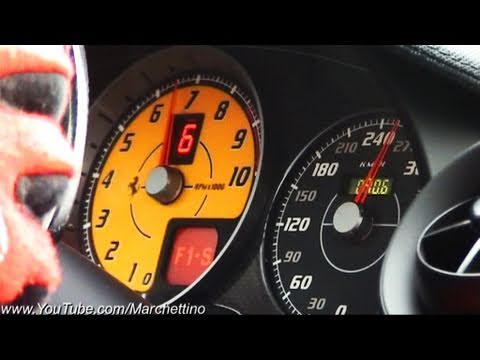 270km/h drive in Ferrari 430 Scuderia!