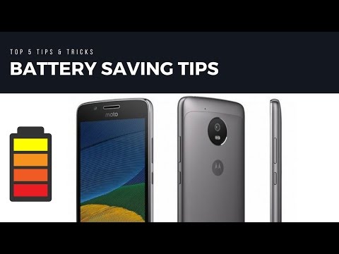 Top 5 Battery Saving Tips For Moto G5 & Moto G5 Plus