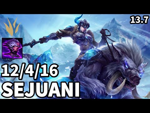 Sejuani Jungle vs Ekko - KR Master  | Patch 13.7