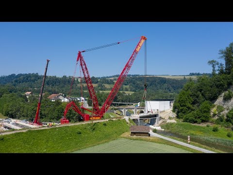 SWISS-FLY BORIS BRON - Travaux d'entretien de la ligne CFF Palézieux- Moudon.