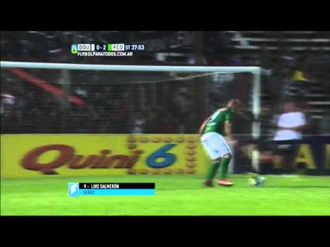 Gol de Salmerón. Douglas Haig 0 - Ferro 2. Fecha 34. B Nacional 2015. FPT
