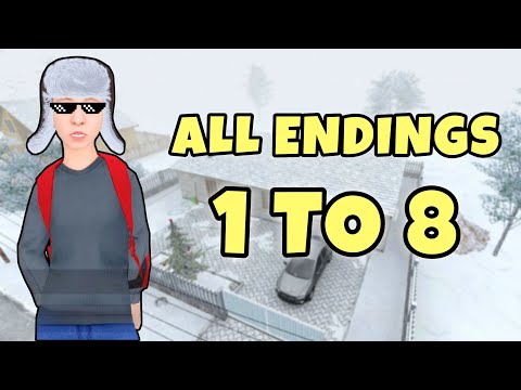 ALL ENDINGS In Schoolboy Runaway Stealth Version 0.453