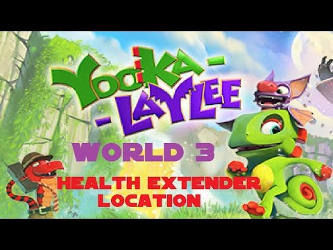 Yooka Laylee - Moodymaze Marsh Health Extender Location