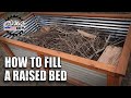 How To Fill A Raised Garden Bed Cheap!