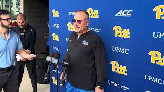 Coach Pat Narduzzi talks about Pitt offense winning the 2nd scrimmage against the defense.