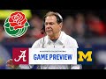 No. 4 Alabama vs No. 1 Michigan | Rose Bowl SUPER PREVIEW | CBS Sports