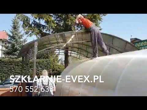 #Szklarnia #Wiata #szklarnie-evex.pl Czy cieplarnia wytrzyma ???