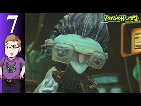 Let's Play Psychonauts 2 (Blind) Part 7 - Laserdisk, Stray Thoughts, and Unexploded Bomb/Dynamite
