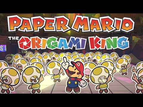 Paper Mario: The Origami King *Disco Devil BOSS FIGHT!!* [Temple of Shrooms]