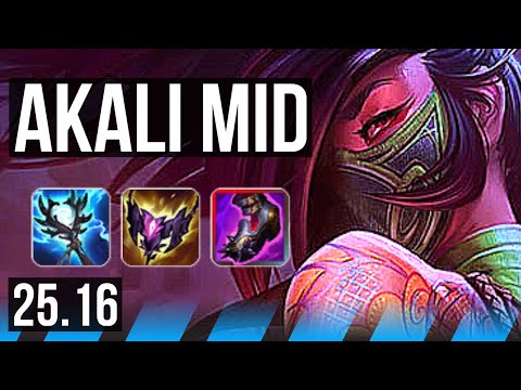 AKALI vs SYLAS (MID) | 5/1/8 | KR Master | 25.16