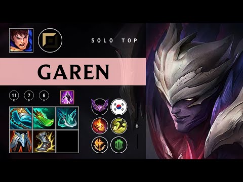 Garen Top vs Renekton - KR Master Patch 26.02